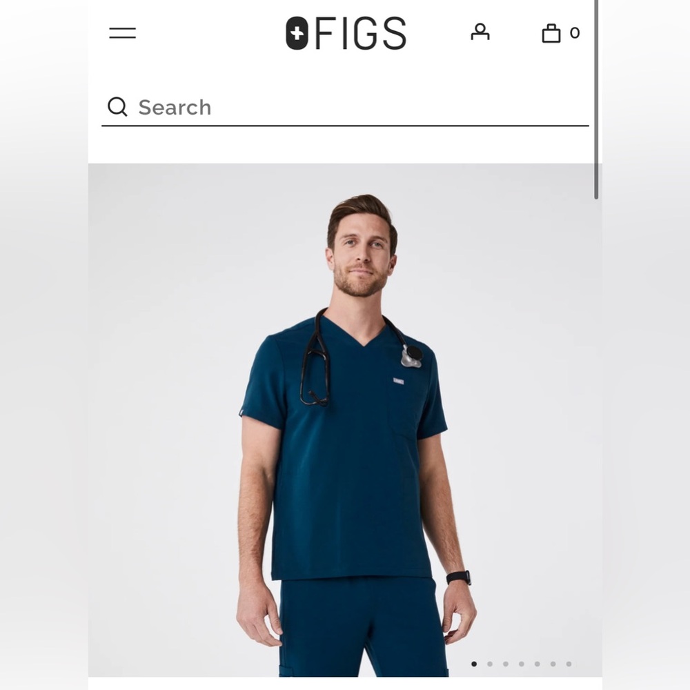 Like new men’s Figs set of scrubs— medium size